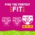 Comforts™ Day or Night Training Pants Girls 4T-5T (37+ lbs) Perspective: left