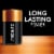 Duracell® Coppertop Alkaline D Batteries Perspective: left