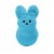 Peeps® Plush Bunny Gift Set with Marshmallow Easter Bunnies Perspective: left