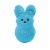 Peeps® Plush Bunny Gift Set with Marshmallow Easter Bunnies Perspective: left