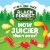 Black Forest Gummy Fruit Flavor Worms Candy Bag Perspective: left