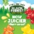 Black Forest Gummy Fruit Flavor Bears Resealable Bag Perspective: left