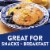 Krusteaz® Blueberry Complete Pancake Mix Perspective: left