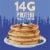 Krusteaz® Protein Blueberry Pancake Mix Perspective: left