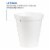 Dart Disposable Insulated Drinking Cup White Styrofoam 6 oz. 25 Ct 6J6 Perspective: left
