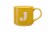 Clay Art Monogram Mug - Yellow Perspective: left
