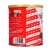 Brown & Haley® Roca® Dark Chocolate Peppermint Buttercrunch Toffee Holiday Candy Canister Perspective: left