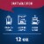 LavAzza Intenso Dark Roast Ground Coffee Perspective: left