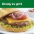Jennie-O® Frozen Seasoned Turkey Burgers Perspective: left