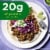 Jennie-O® Taco Seasoned Ground Turkey - 1 Lb. Tray Perspective: left