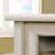 Sauder Edge Water Chalked Chestnut Entertainment Credenza Perspective: left