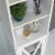 Sauder Cottage Road Engineered Wood Linen Tower in White Perspective: left