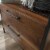 Sauder Nova Loft ® Open Wardrobe with Drawers in Grand Walnut Perspective: left