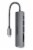 Renewgoo USB-C Hub 6-in-1 Multiport 4K HDTV USB 3.0 Type-C Charging Plug PC Mac Perspective: left