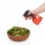 Evo Oil Sprayer Bottle, Non-Aerosol for Olive Oil and Cooking Oils, Red, 8oz, Set of 2 Perspective: left