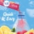 Crystal Light Raspberry Drink Mix Packets Perspective: left