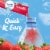Crystal Light Wild Strawberry Powdered Drink Mix with Caffeine On the Go Packets Perspective: left