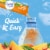 Crystal Light Peach Mango Green Tea Naturally Flavored Powdered Drink Mix Perspective: left