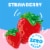 Jell-O Strawberry Sugar Free Jello Cups Gelatin Snack Perspective: left