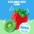 Jell-O Strawberry Kiwi Sugar Free Jello Cups Gelatin Snack Perspective: left