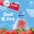 Crystal Light Zero Sugar Caffeinated Sugar Wild Strawberry Drink Mix Packets Perspective: left