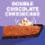 Jell-O No Bake Double Chocolate Cheesecake Dessert Kit with Filling Mix & Crust Mix Perspective: left