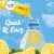 Crystal Light Lemonade Naturally Flavored Powdered Drink Mix Perspective: left