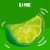Jell-O Lime Artificially Flavored Gelatin Dessert Mix, Box Perspective: left