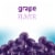 Jell-O Grape Gelatin Dessert Mix, Box Perspective: left