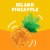 Jell-O Island Pineapple Artificially Flavored Gelatin Dessert Mix, Box Perspective: left