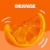 Jell-O Orange Gelatin Dessert Mix Sweet Treat Dessert 6 oz Box Perspective: left