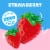 Jell-O Zero Sugar Strawberry Flavor Gelatin Perspective: left