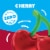 Jell-O Cherry Sugar Free Gelatin Dessert Mix Perspective: left