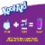Kool Aid Unsweetened Grape Purple Powdered Soft Drink Mix Packet Perspective: left