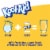 Kool Aid Unsweetened Lemonade Yellow Powdered Soft Drink Mix Packet Perspective: left