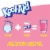 Kool Aid Unsweetened Pink Lemonade Powdered Soft Drink Mix Packet Perspective: left