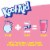 Kool Aid Unsweetened Pink Lemonade Powdered Soft Drink Mix Packet Perspective: left