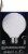 GE 6.5-Watt (60-Watt) Decorative Globe Soft White LED G25 Light Bulb Perspective: left