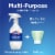 Clorox Multi-Purpose Cleaner Crisp Lemon Starter Kit Spray Bottle and Refill Perspective: left
