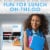 Lunchables Uploaded 6-Inch Turkey Ham & Cheese Sub Sandwich Meal Kit Perspective: left