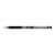 Zebra G-301 Stainless Steel Retractable Gel Pen, 0.7mm, Black Ink Perspective: left