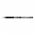 Zebra G-301 Stainless Steel Retractable Gel Pen, 0.7mm, Black Ink Perspective: left