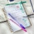 Zebra Doodler'z Gel Stick Pen, Bold Point, 1.0mm, Assorted Glitter Colors, 10-Count Perspective: left