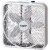 Lasko Premium Weather-Shield Box Fan - White Perspective: left