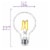 Philips 5-Watt (60-Watt) G25 Globe LED Globe Dimmable Flicker Free Light Bulb - Daylight (5000K) Perspective: left