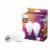 Philips 8-Watt (60-Watt) A19 LED Dimmable Flicker Free Light Bulb - Soft White (2700K) Perspective: left