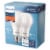 Philips 16.6-Watt (100-Watt) A19 LED Light Bulb - Soft White (2700K) Perspective: left