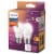 Philips LED 60-Watt Equiv 6.6-Watt A15 Frosted Ultra Definition Light Bulb Soft White 2700K Perspective: left