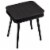 Square Speaker End Table - Black Perspective: left