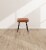 Square Speaker End Table - Brown Perspective: left